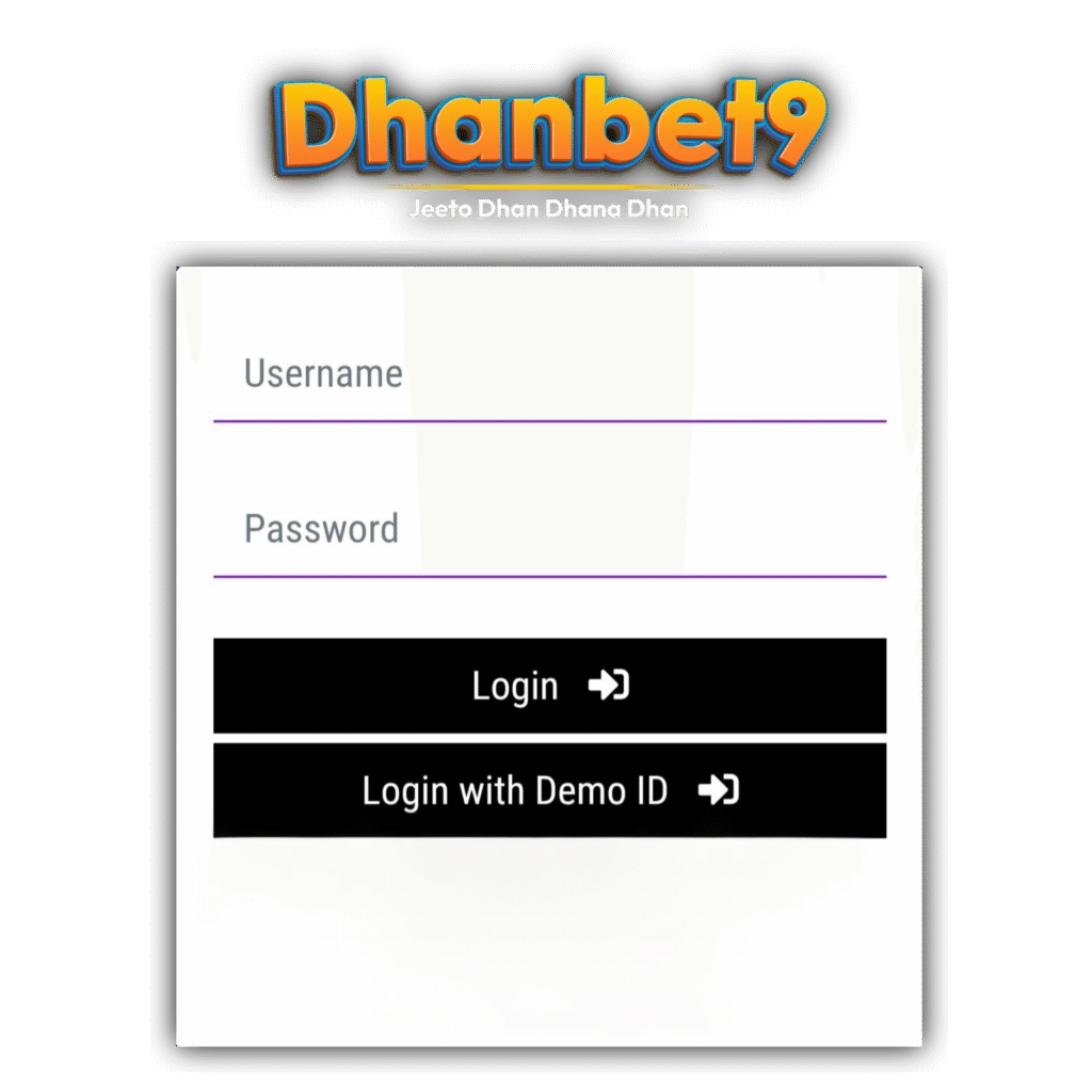 how to login dhanbet9